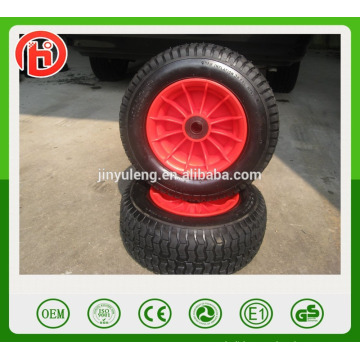 Plastic rim 16 inches 6.50-8 rubber wheel for wheelbarrow lawn mower,hay mowe,hand truck,and Handling equipment